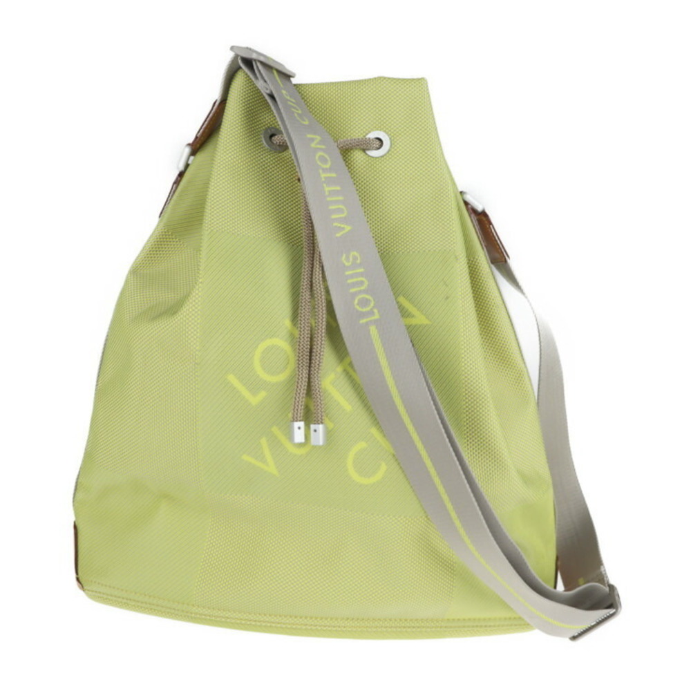 Louis Vuitton Volunteer Drawstring Bag Jean Green